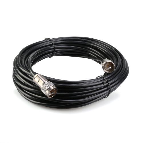 ARRONNA Feeder Cable Pure Copper Low Loss Antenna Coaxial Extend Cable 15m RG58 SL16 50 for Walkie Talkie Repeater RT97