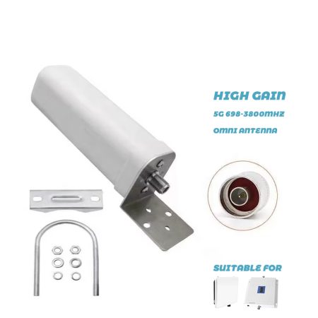 WiFI 3G4G5G 698-3800mhz Outdoor MIMO Omni Outdoor Directional Fiberglass Antenna 2.4GHz High Gain Long Range for Repeater