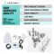 Tri Band 5G GSM Signal Repeater & Booster for 2G/3G/4G/5G Networks 800/1800/2100 MHz White 220V 27dBm