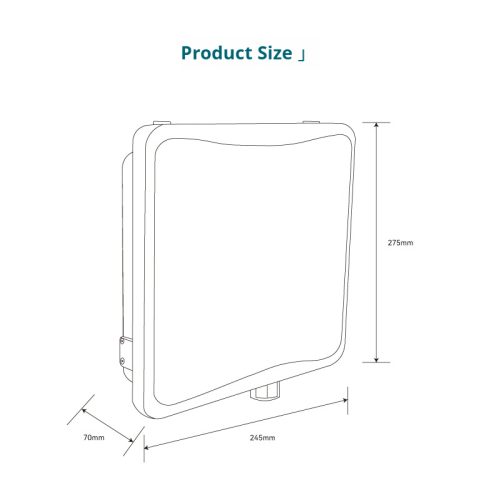 H46fa29d66ffe49a193248ce851a8e0f8m ARRONNA ARHWAP80 Zigbee 1200M Outdoor Dual-band AP 2.4GHz/5GHz ISM Wireless Frequency Support 100 Concurrent Users High-speed