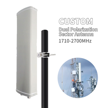 1710-2700MHz 5-10km Wifi Wimax 4g Lte Base Station Sector Panel Antenna for signal Booster Amplifier Repeater Router Bridge
