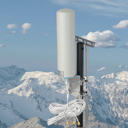 ARRONNA Long Range 20 km Dual Band 2.4G 5G MIMO WiFi Antenna Connector Outdoor Omni Base Station IP67 Rated for Connector