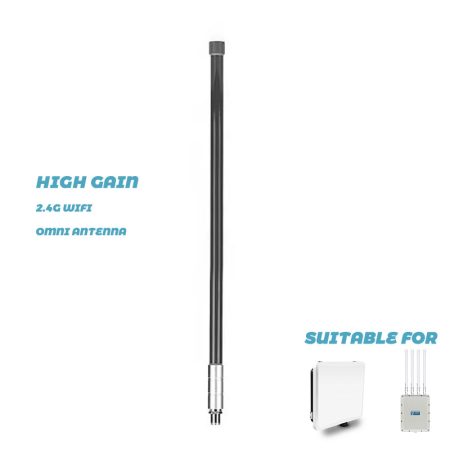 Fiberglass Directional Antenna GSM Wifi Wimax 2.4G 12dBi High Gain for Point-to-Point Wireless Backhaul