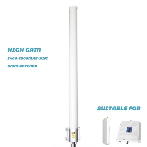 2300-2700Mhz Outdoor MIMO Omni Directional Antenna 2.4GHz High Gain Long Range
