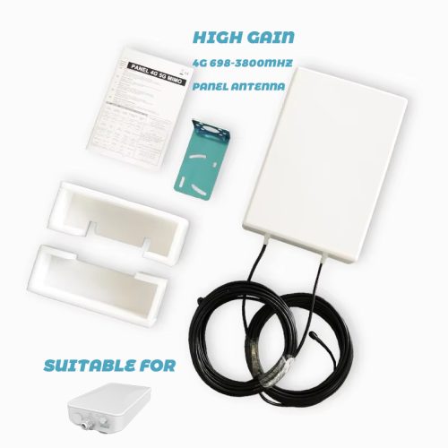 P512201 Sector Antenna 700-3800MHz 3G4G5G LTE IBS/MIMO 9/ High Gain 45 Polarization Outdoor Directional Panel