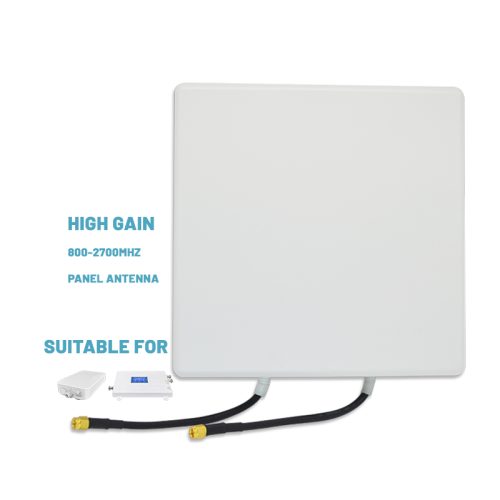 H7fe13148a8764ee0ad8451d06551cb3cl Dual Polarization 45 800-960/1710-2700MHz Combination Panel Antenna with 2*n Female Connector