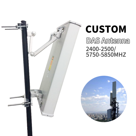 Factory OEM 2.4G 5.8G MIMO14dbi Outdoor Long Rang Wifi Wlan Wireless Dual Band Base Station for Bridge Repeater Access Point