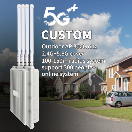 2026 新款 ARRONNA AL-A880-4x5D OEM ODM 11ax WiFi 6 户外防水接入点 4 个全向天线 玻璃纤维 Qualcomm