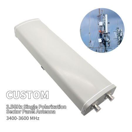 ARRONNA S518258 Vertical Polarization Sector Antenna 3.5GHz 4G/LTE High Power Long Range Outdoor Industrial Use Basestation