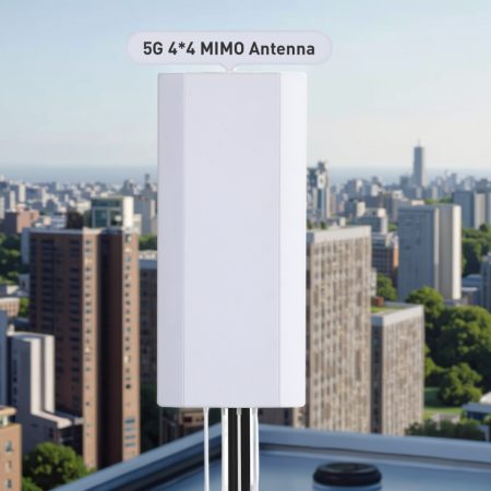 USA Best Seller 600-6000Mhz Multiband 4x4 MIMO Booster Vertical Outdoor Panel Antenna 8.0dbi Gain IP66 Communication