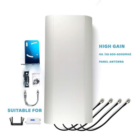 600-6000MHz Mimo Sector Antenna  2g3g5G4G LTE Wifi Wimax Directional Panel Patch Sector Antenna for Router Modem Repeater Cpe ap