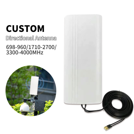 Sector Antenna 698-6000MHZ 4g 5g 6g 4x Ports Directional Outdoor Panel Mimo Antenna 4x4 MIMO Wide Band for ap Bridge Amplifier