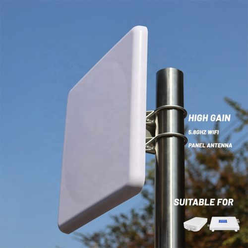 He409f0d7cfba44cfa59adfeb24cc6fd8B Outdoor High Gain 23dBi Directional 5.8g DAS Panel Antenna Vertical Polarization Cell Phone Signal Booster Repeater Bridge AP