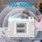 For 900/2100/2600MHz GSM 2G 3G 4G Tri-Band Mobile Phone Signal Booster with 70dB Gain and 500sqm Indoor/Outdoor Coverage